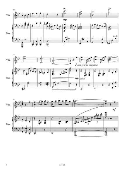 Waltz_SeEun Won(원세은) (for Violin & Piano) with Sheet Link image number null