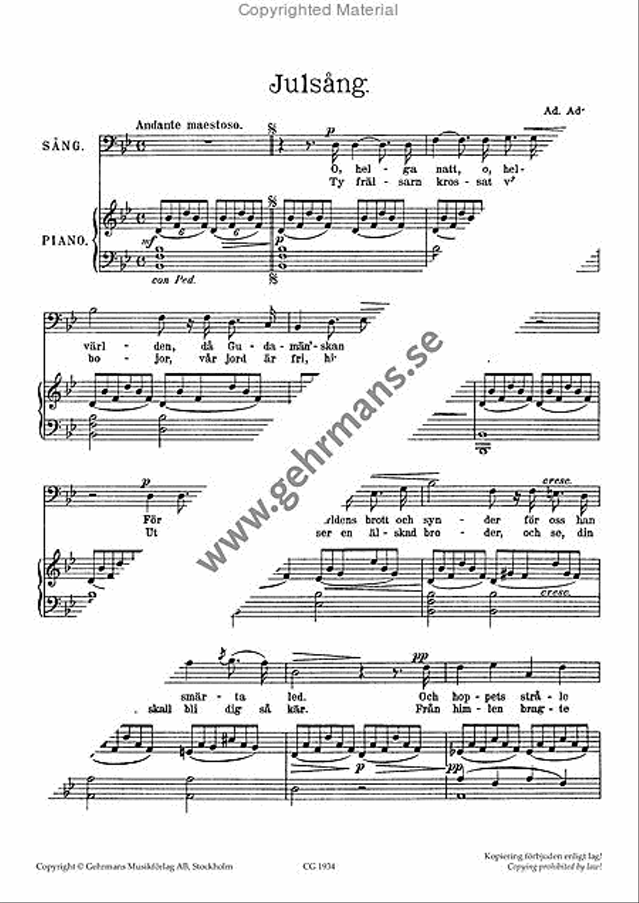 Julsang Low Voice scores gallery preview page 2