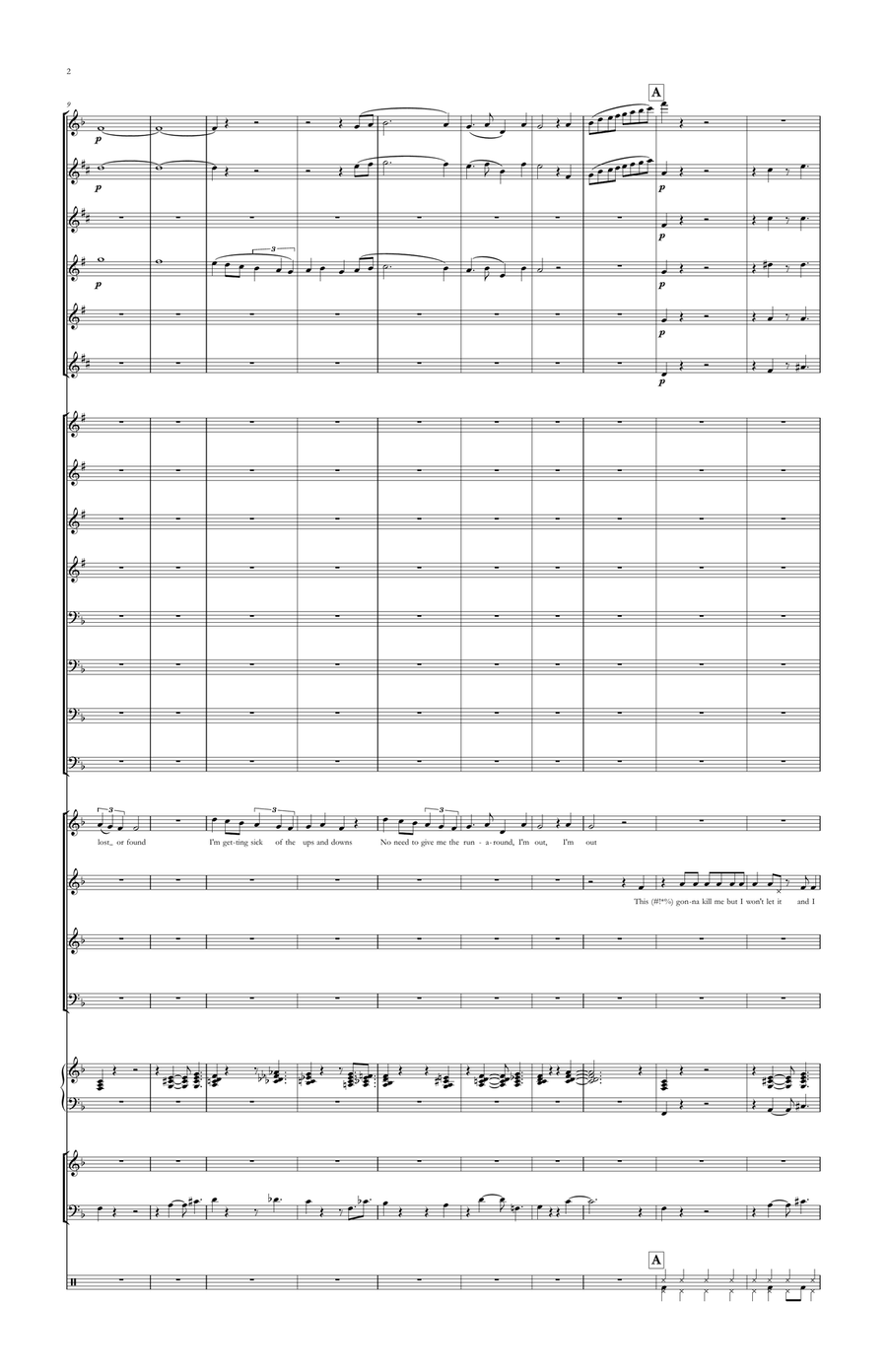 Don't Lose Sight Jazz Ensemble scores gallery preview page 2