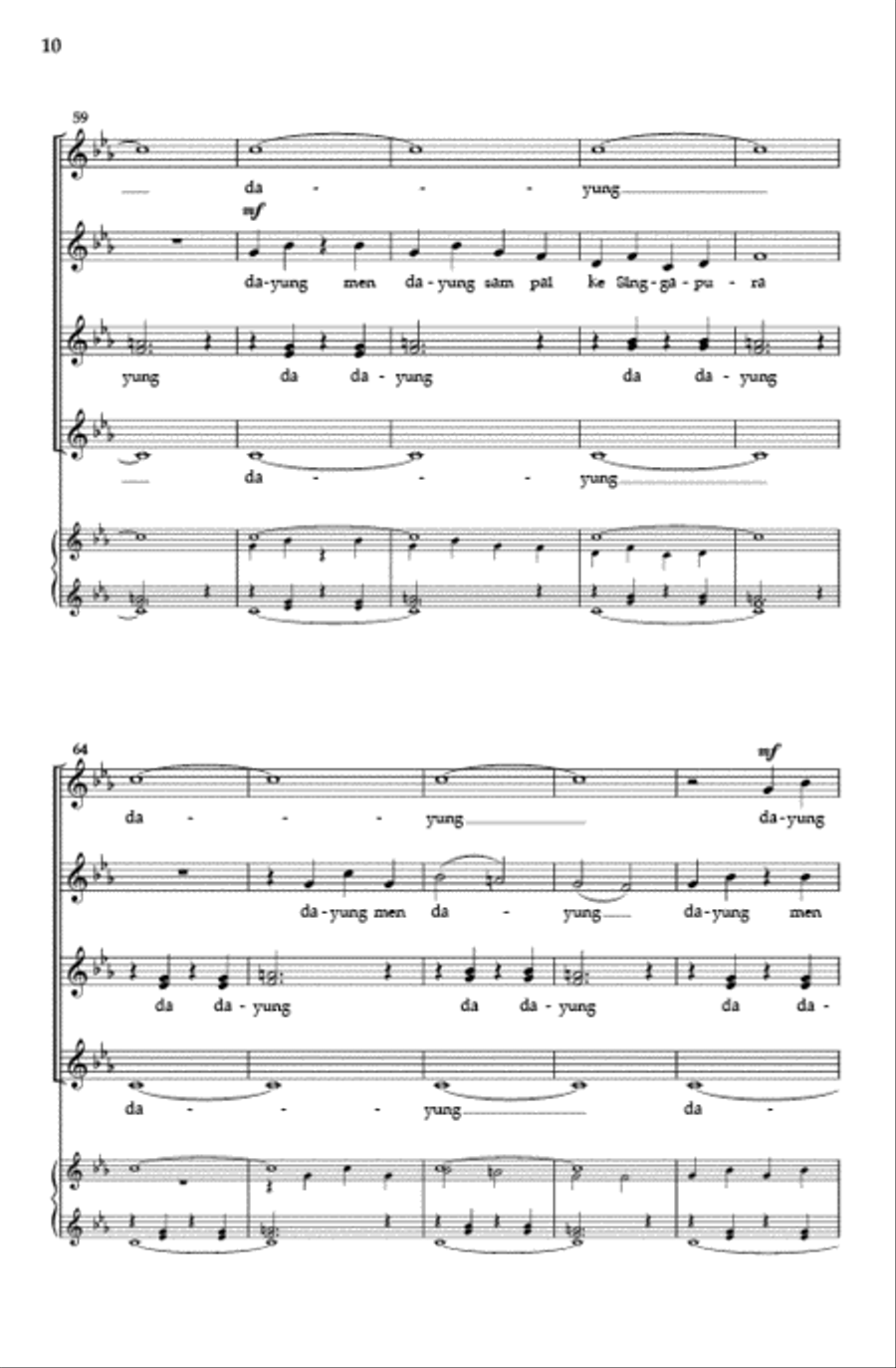 Dayung Sampan SSAA scores gallery preview page 10