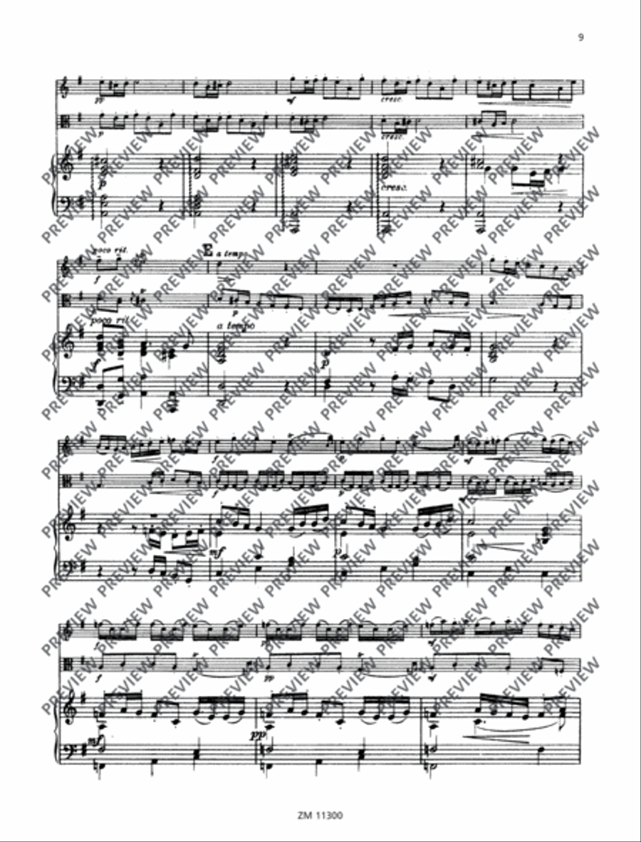 Sonata Flute scores gallery preview page 10