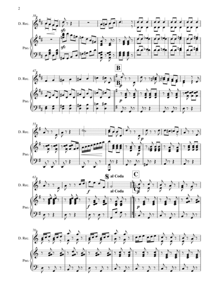 CLASSICS FOR RECORDER SERIES 9 Tritsch Tratsch Polka J Strauss 11 for 2 Descant Recorders and Piano image number null