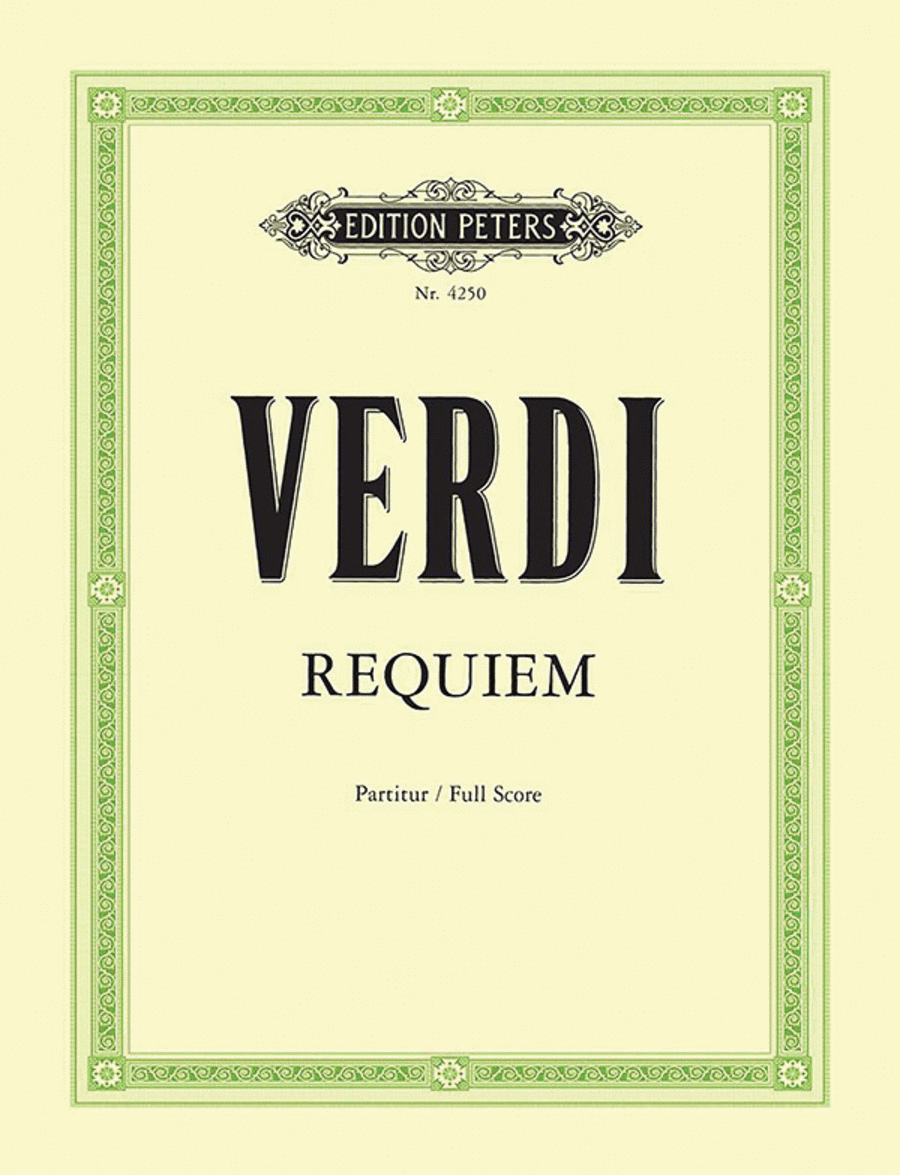 Requiem (1874) (Full Score) 4-Part scores gallery preview page 1