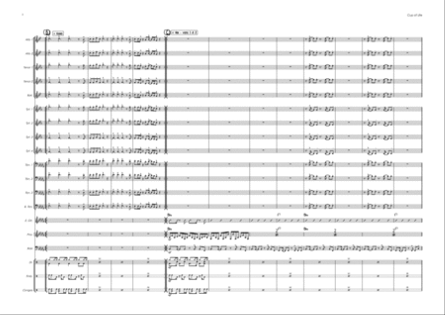 The Cup Of Life Jazz Ensemble scores gallery preview page 2