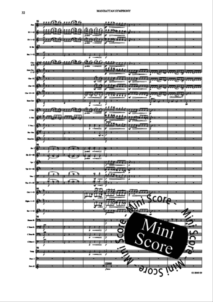 Manhattan Symphony Concert Band scores gallery preview page 36