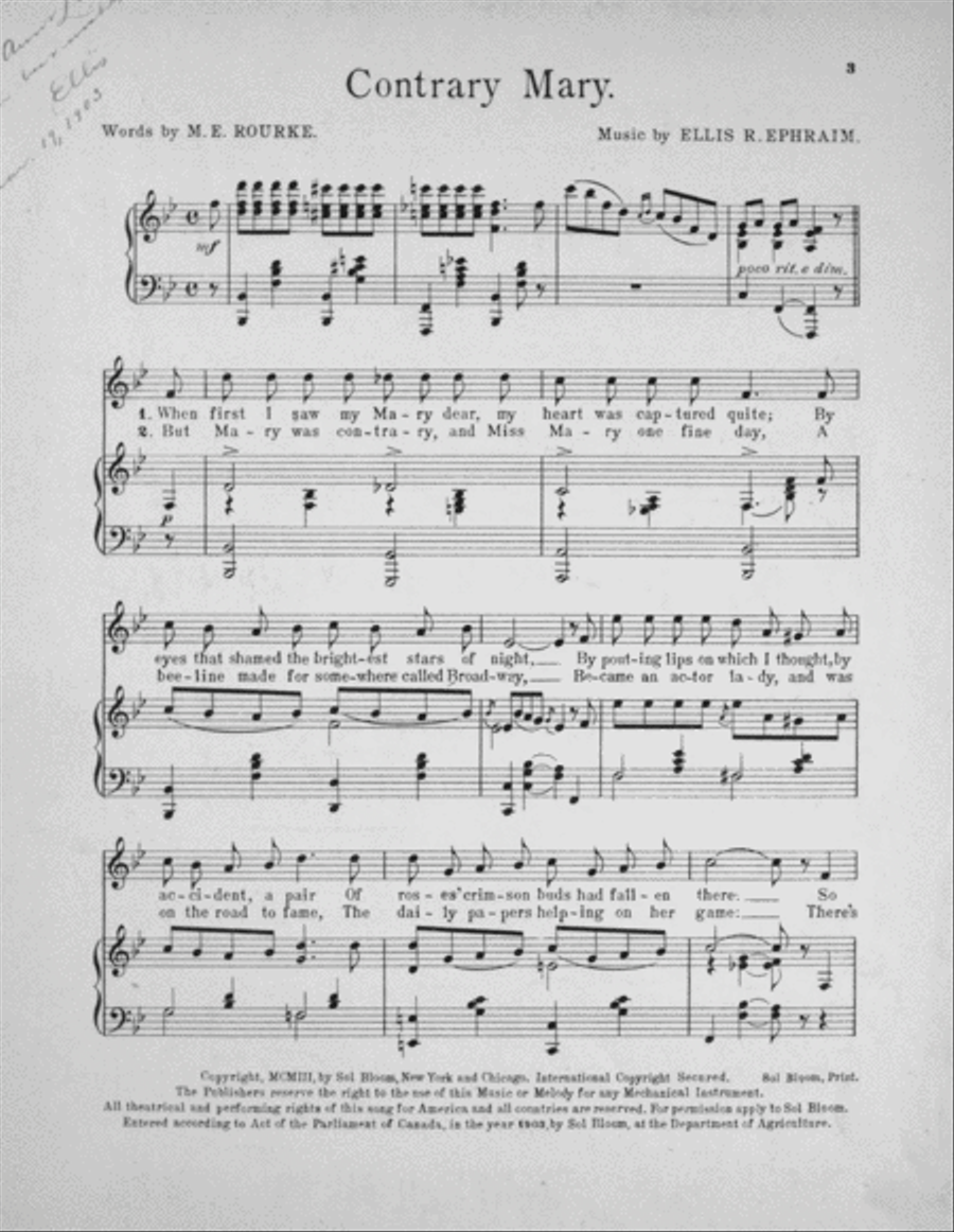 Contrary Mary Voice scores gallery preview page 2