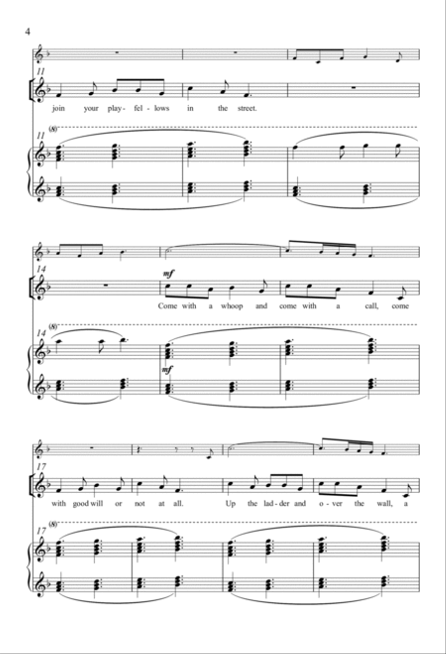 Come Out To Play Come Out To Play Choir scores gallery preview page 2