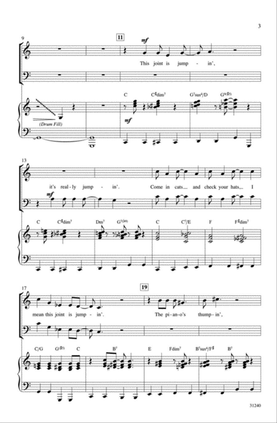 The Joint Is Jumpin' 3-Part scores gallery preview page 3