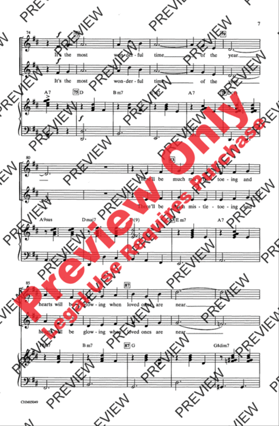 It's the Most Wonderful Time of the Year 2-Part scores gallery preview page 7