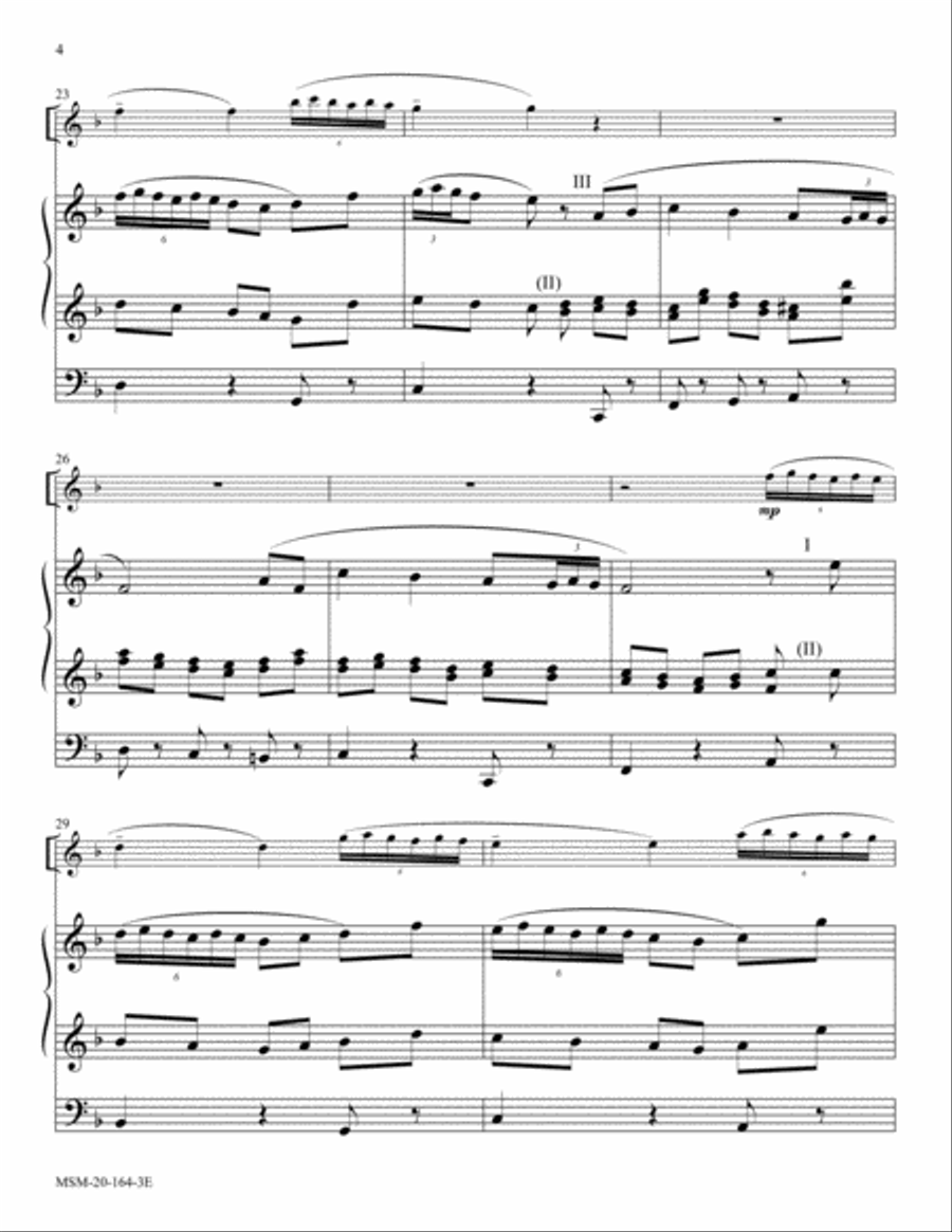 Infant Holy, Infant Lowly Oboe scores gallery preview page 4