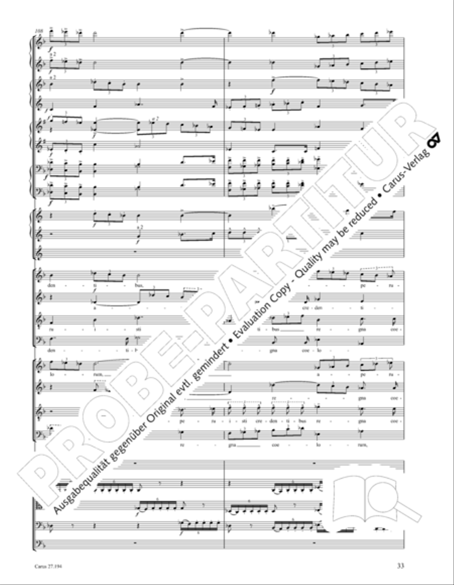 Te Deum Te Deum 4-Part scores gallery preview page 34