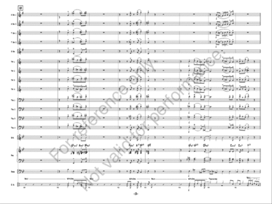 Finishing Brushes Jazz Ensemble scores gallery preview page 14