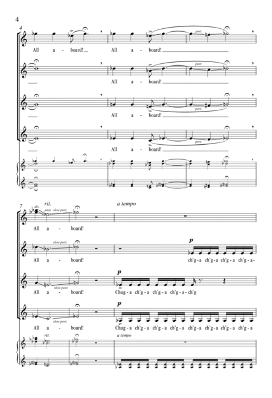 Train from Due West Train from Due West SSAA scores gallery preview page 3
