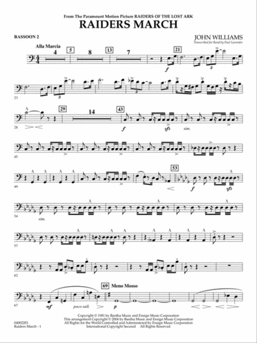Raiders March Raiders March Concert Band scores gallery preview page 5
