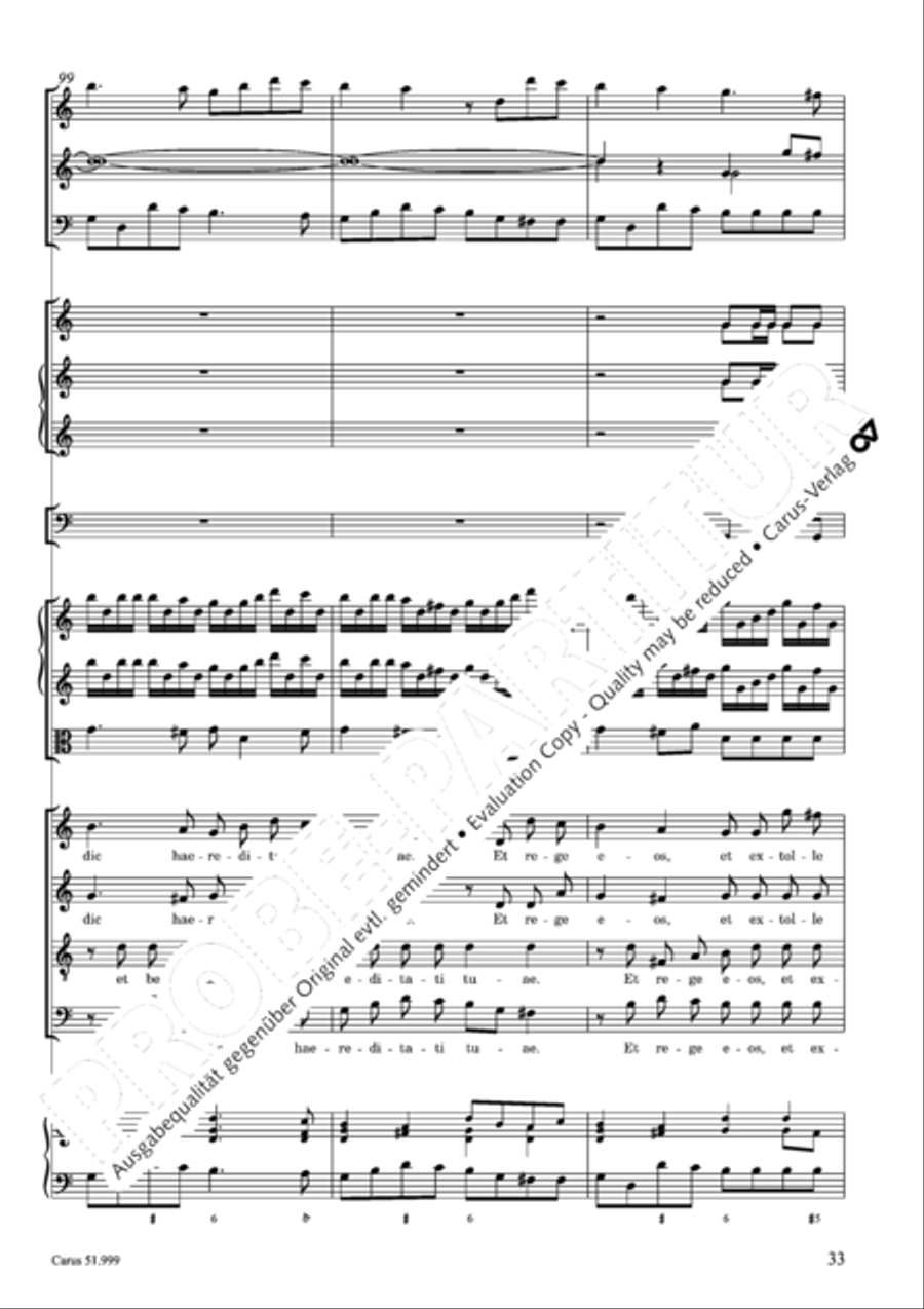 Te Deum Te Deum 4-Part scores gallery preview page 34