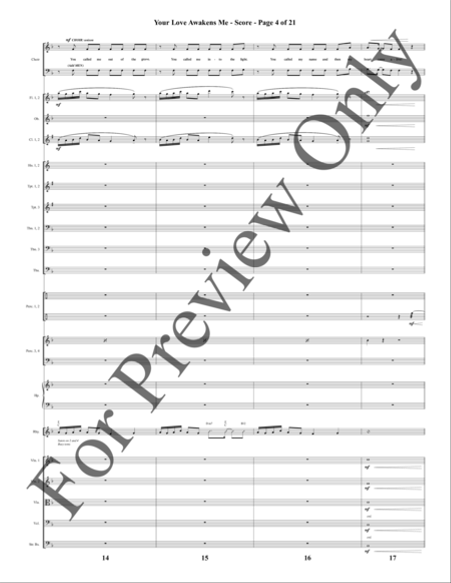 Road to Calvary - Orchestration by Daniel Semsen Choir - Sheet Music page 5