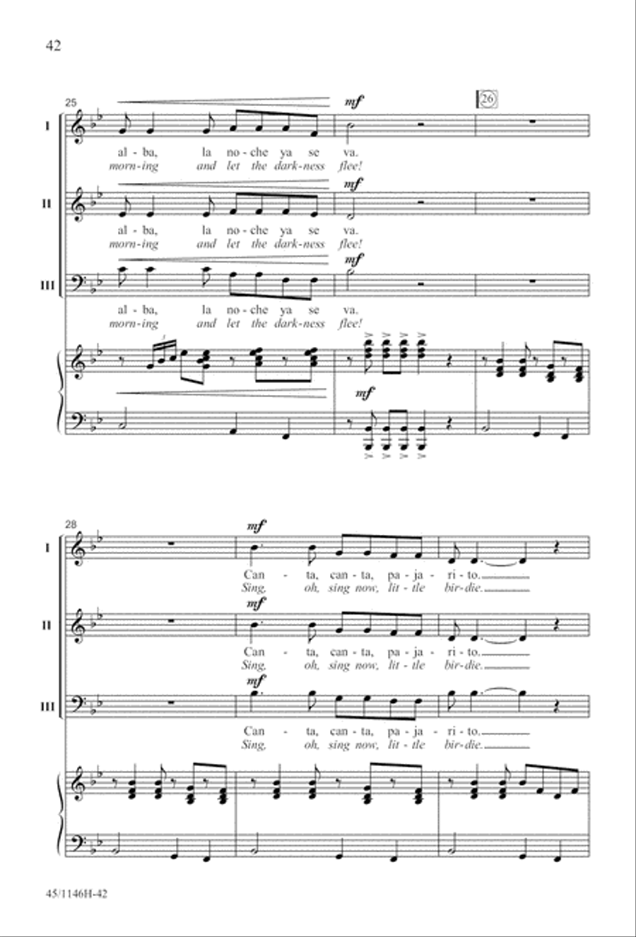 We Sing the World Around Choir scores gallery preview page 42