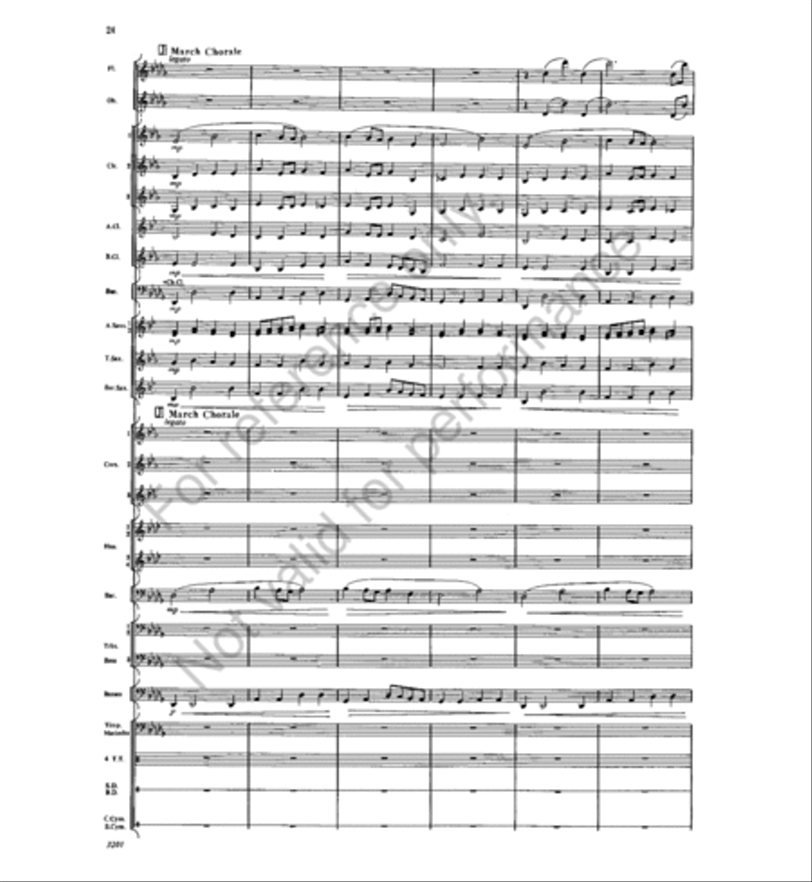Symphonic Celebration and Dance Concert Band scores gallery preview page 23