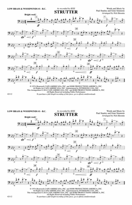 Strutter: Low Brass & Woodwinds #1 - Bass Clef