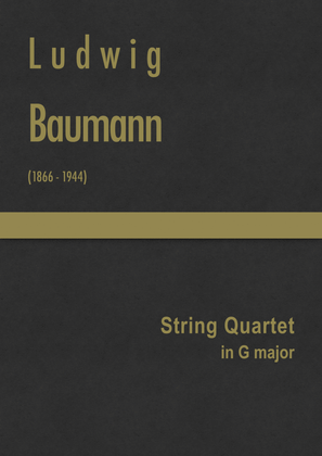 Baumann - String Quartet in G major