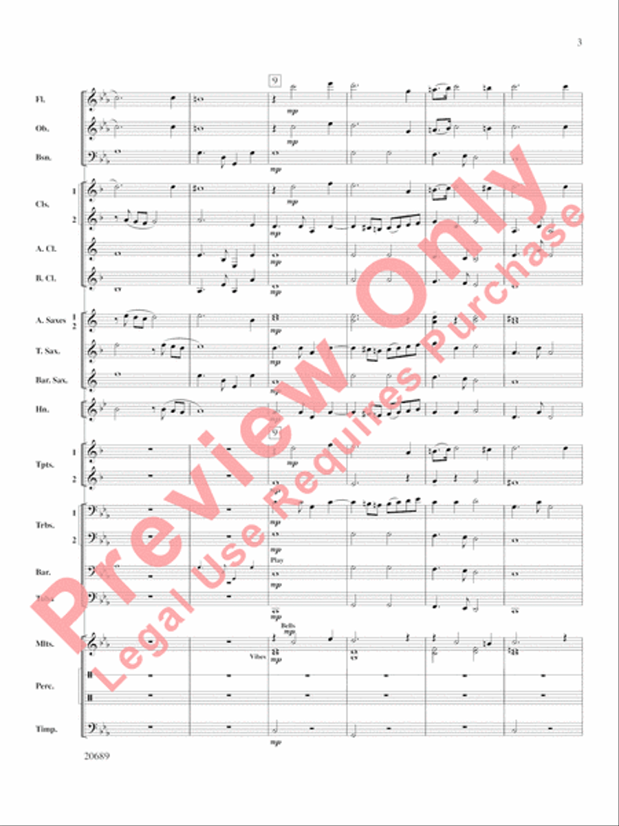 Music of the English Renaissance Concert Band scores gallery preview page 4