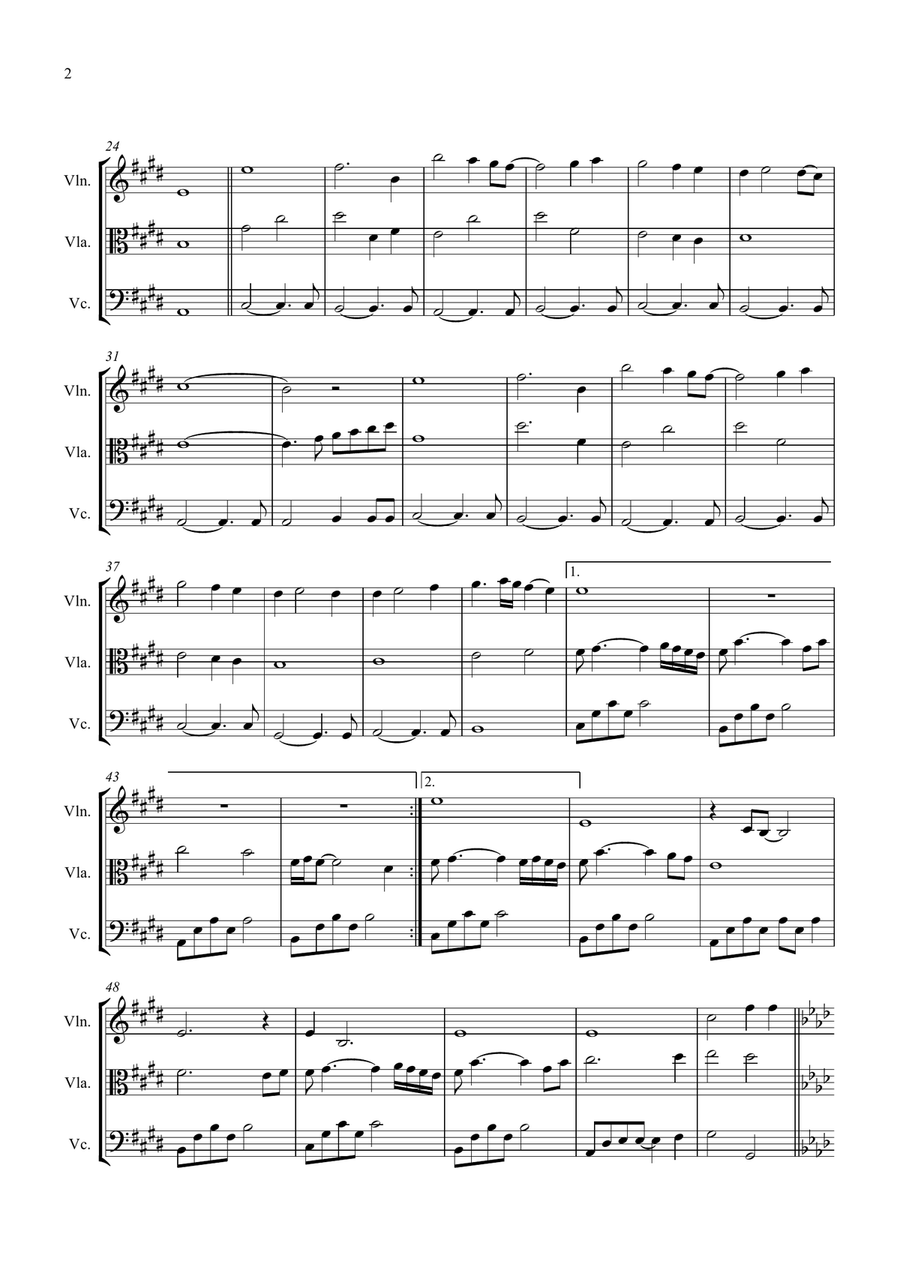 My Heart Will Go On (Love Theme from Titanic) String Trio scores gallery preview page 2