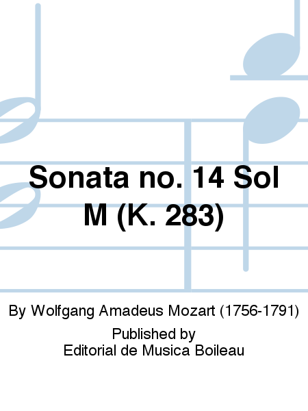 Sonata no. 14 Sol M (K. 283)