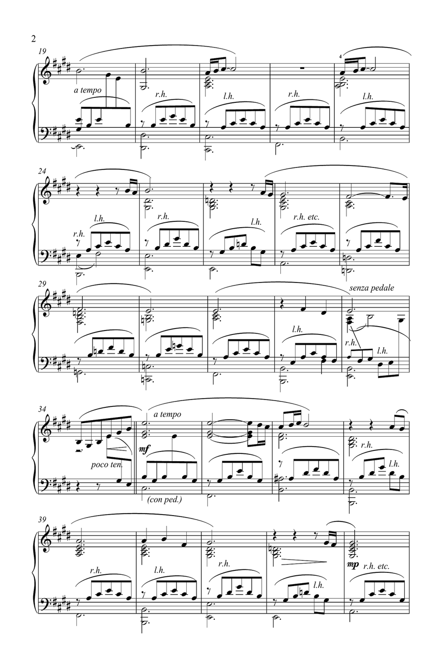 Cavatina Piano Solo scores gallery preview page 2