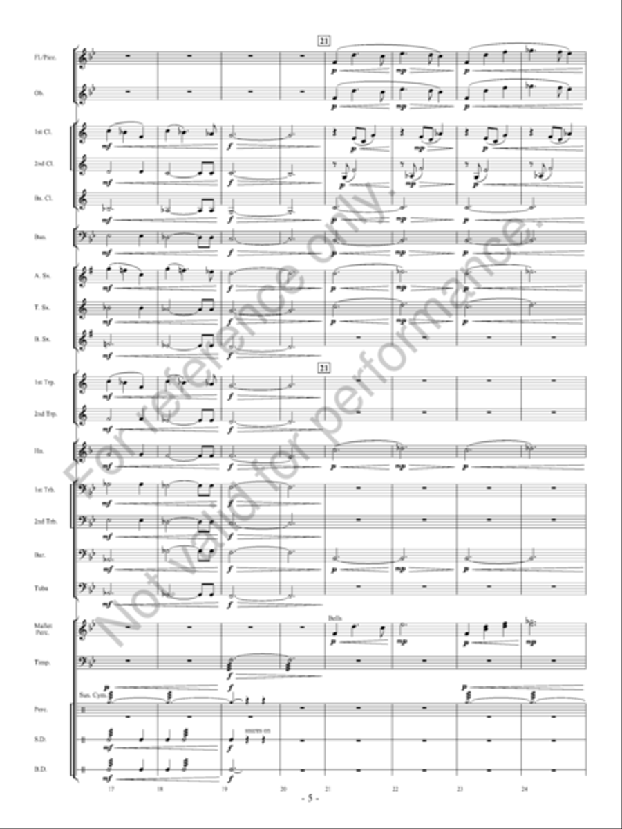 Fate of the Gods Fate of the Gods Concert Band scores gallery preview page 6