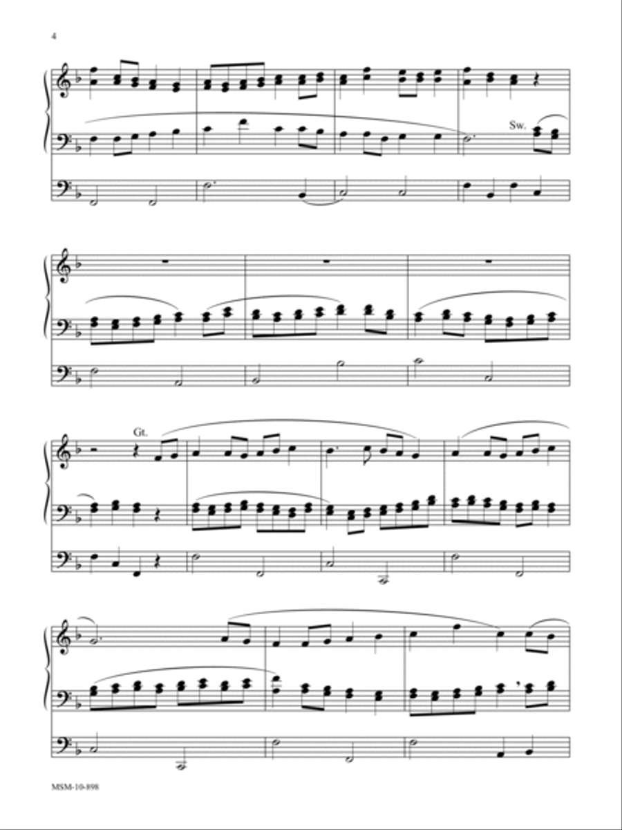 Promised Land Organ scores gallery preview page 2