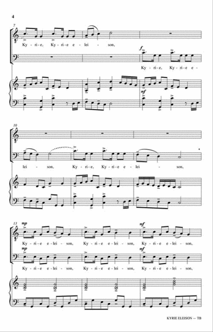 Kyrie Eleison TTB scores gallery preview page 3
