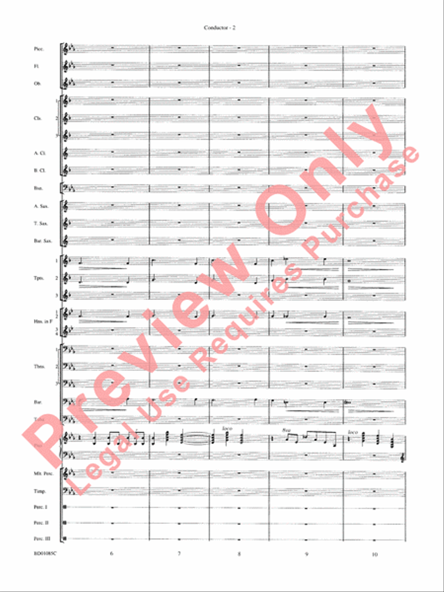 The Ascension Concert Band scores gallery preview page 5