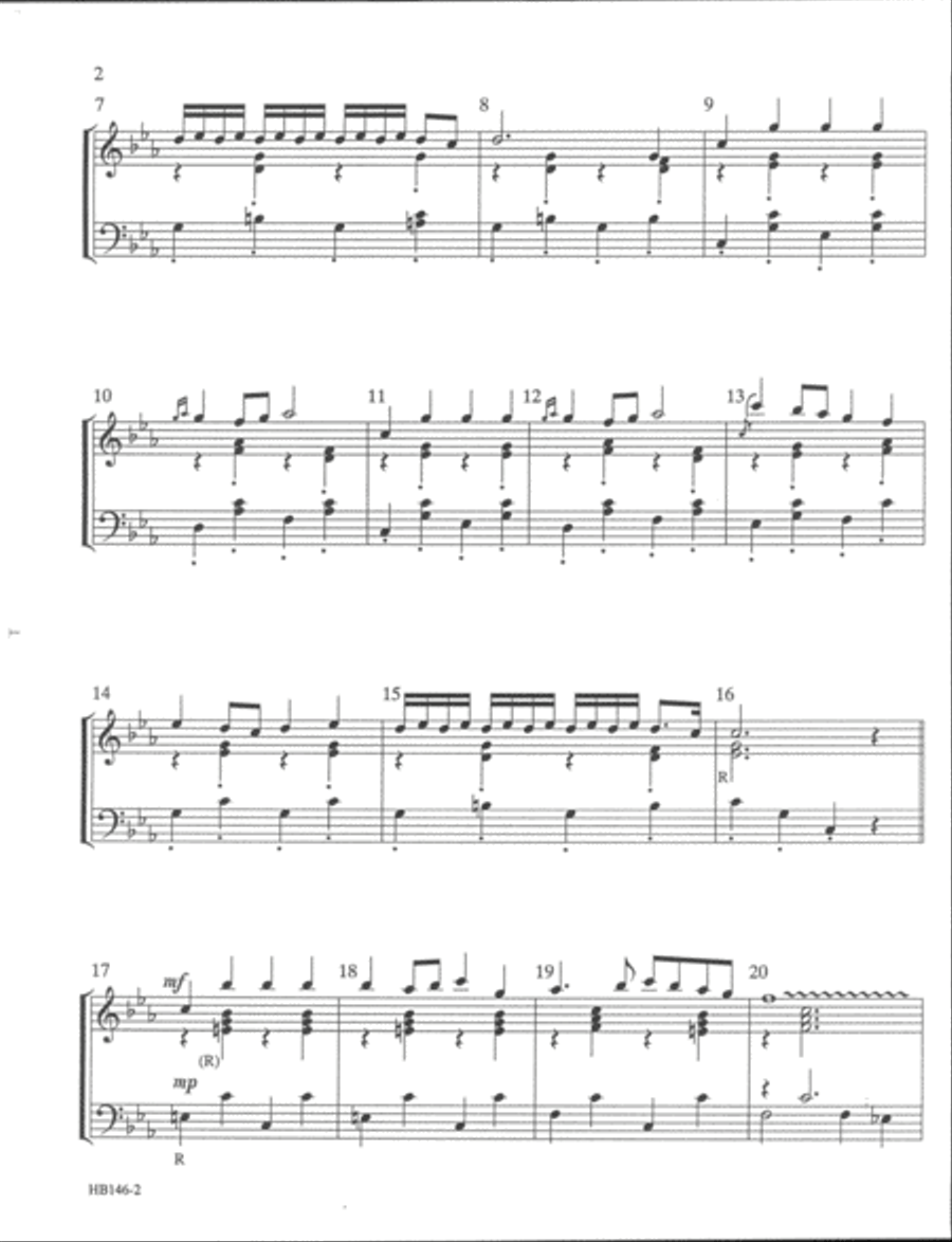 La Cinquantaine (The Golden Wedding) 5-Octaves scores gallery preview page 3