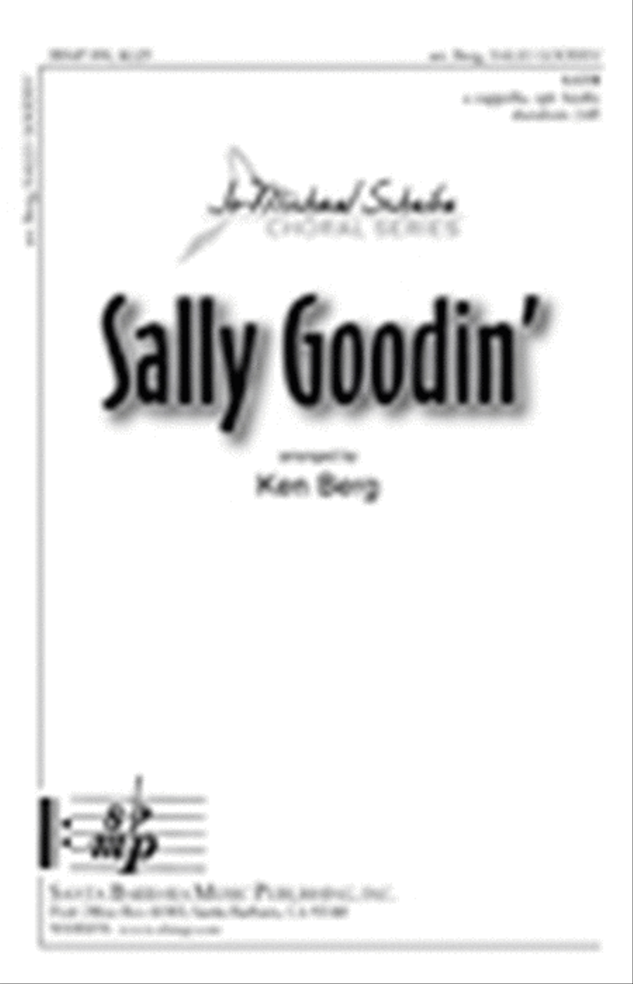 Sally Goodin' - SATB Octavo 4-Part scores gallery preview page 1