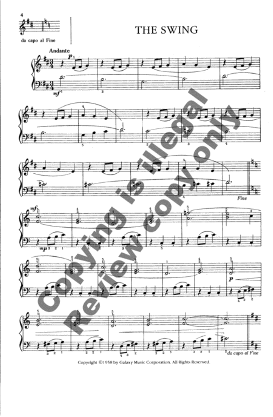 The New Pageants for Piano, Book 3 Piano Method scores gallery preview page 6