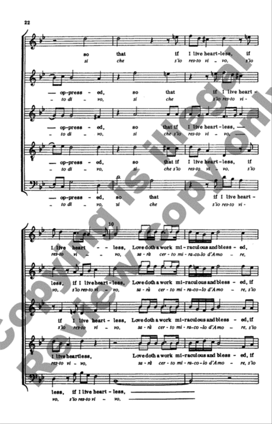 Invitation to Madrigals, Book 7 SSATB scores gallery preview page 15