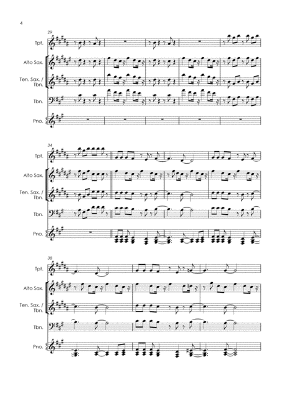 September Tenor Saxophone scores gallery preview page 6