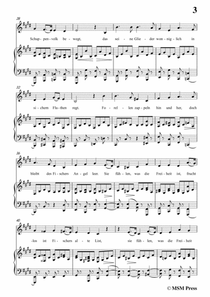 Schubert-Wie Ulfru fischt,in c sharp minor,Op.21,No.3,for Voice and Piano image number null