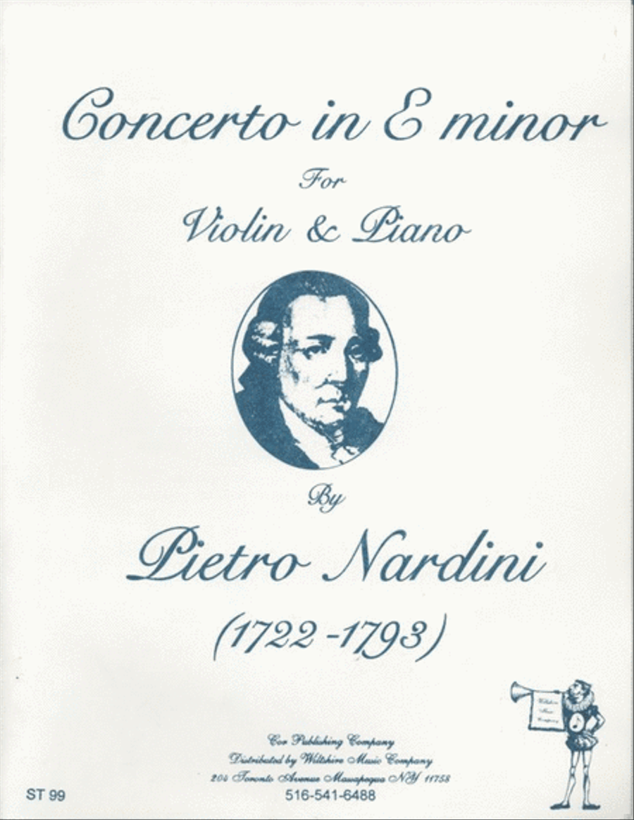 Concerto in E Minor Violin Solo scores gallery preview page 1