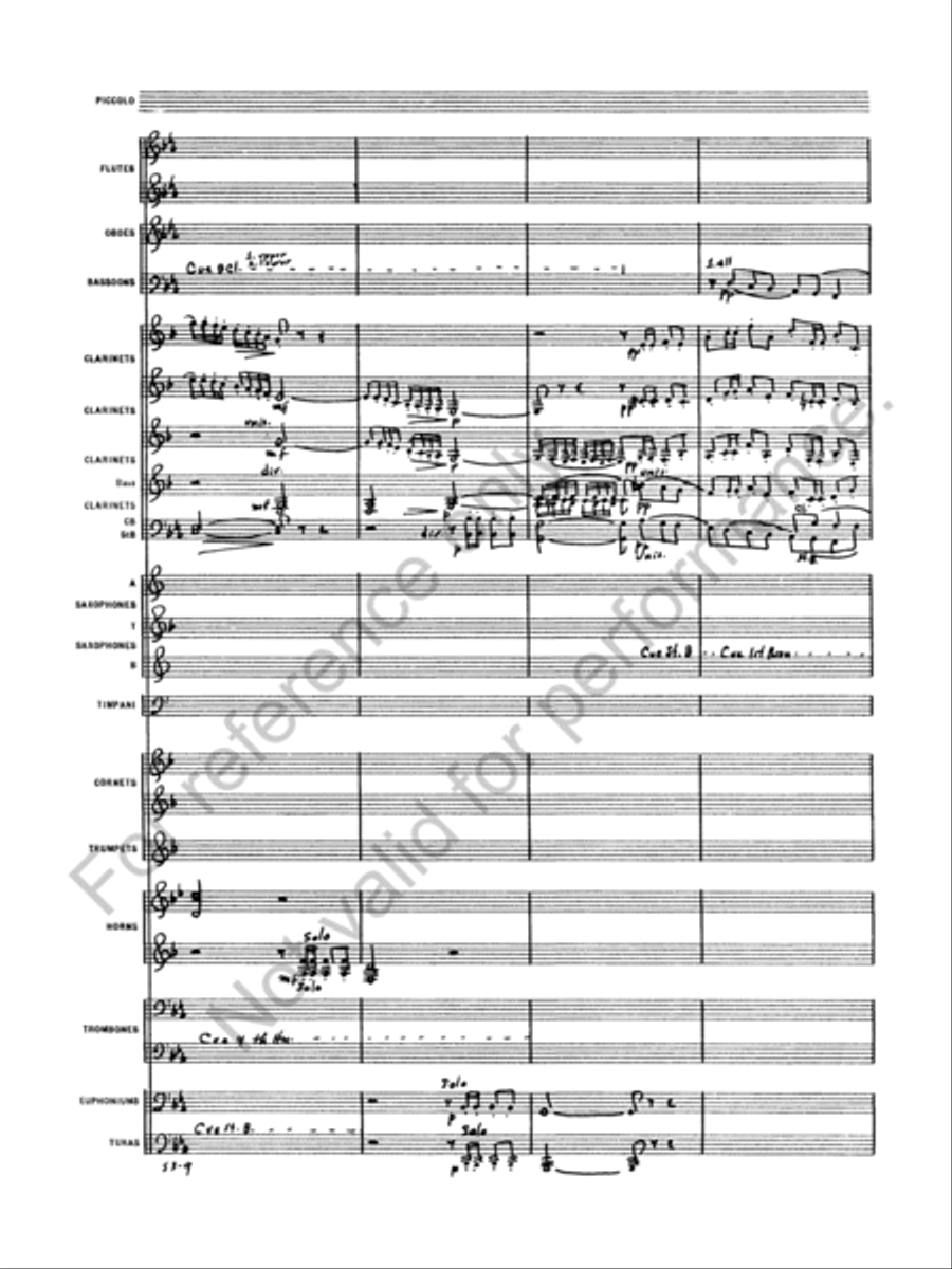 Symphony No. 6 Concert Band scores gallery preview page 11