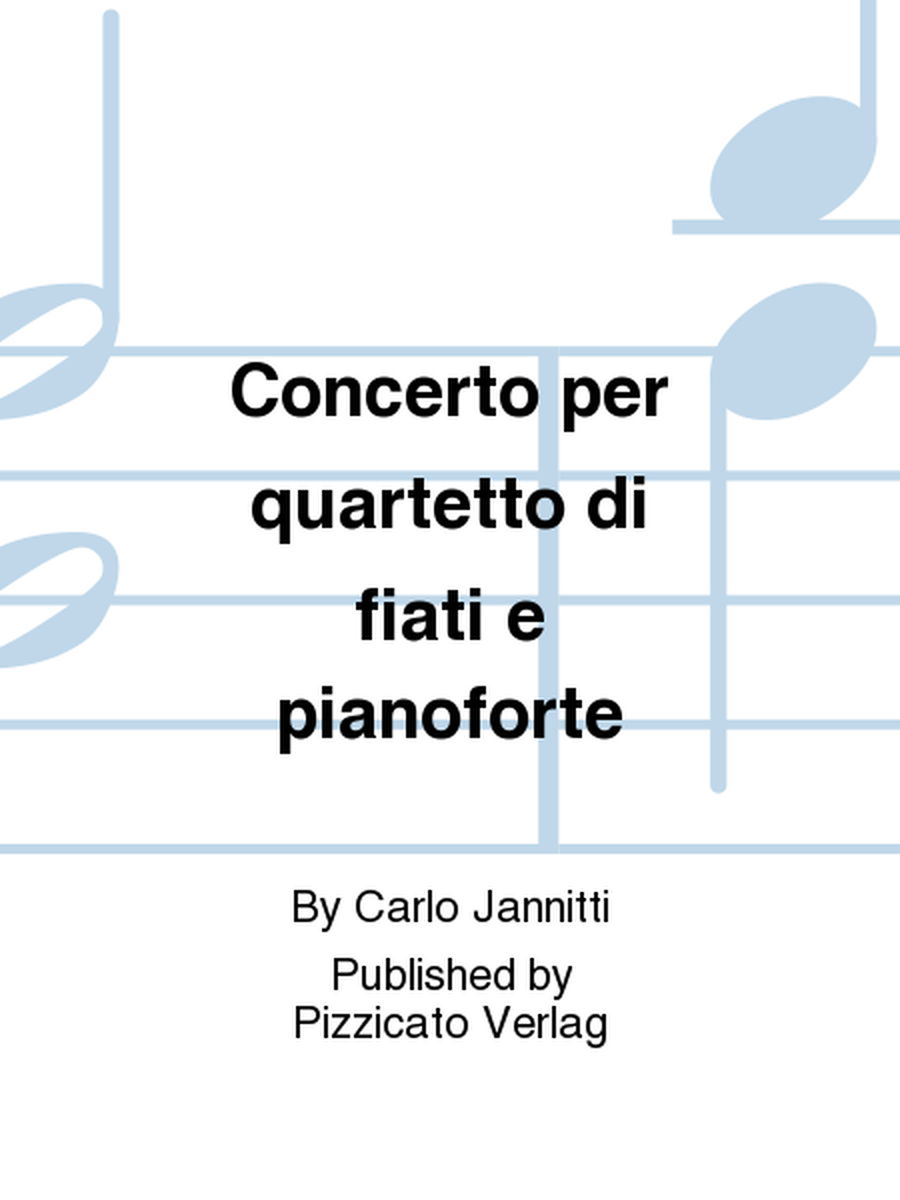 Concerto per quartetto di fiati e pianoforte