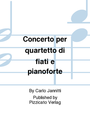 Concerto per quartetto di fiati e pianoforte