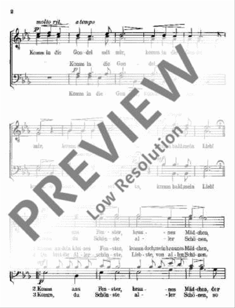 Pferde zu vieren traben TTBB scores gallery preview page 3