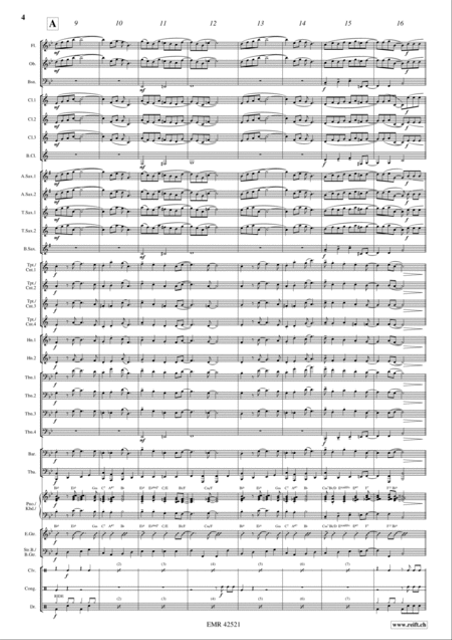 Nutcracker Swing Concert Band scores gallery preview page 5