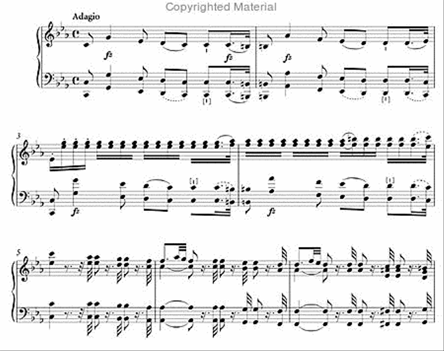 Sonata in C minor Piano Solo scores gallery preview page 2