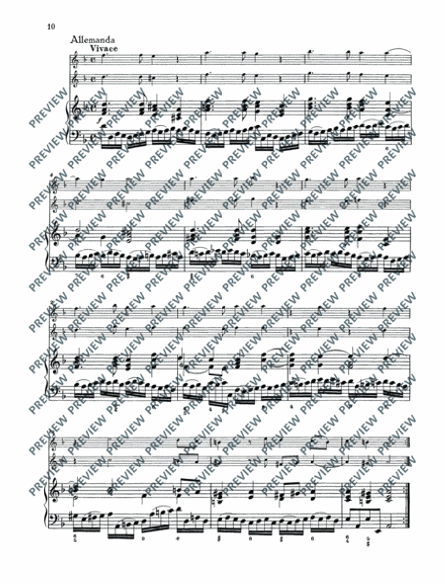 Twelve Chamber Sonatas Cello scores gallery preview page 11