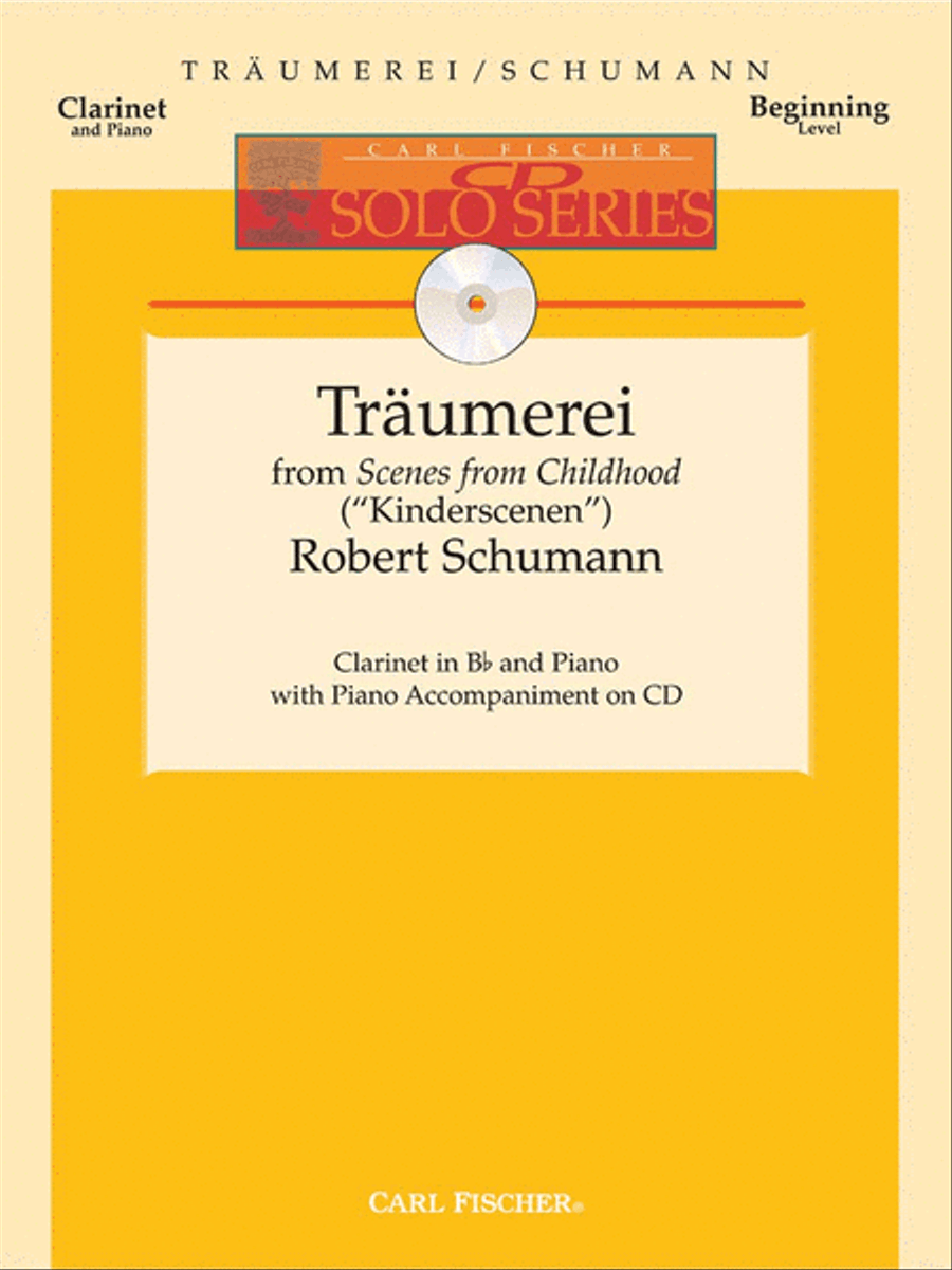 Träumerei B-Flat Clarinet scores gallery preview page 1