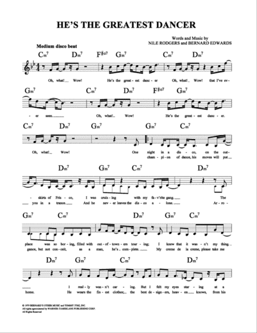 He's the Greatest Dancer School and Community scores gallery preview page 2