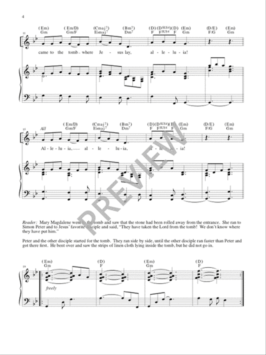 Easter Gospels Easter Gospels Flute scores gallery preview page 3