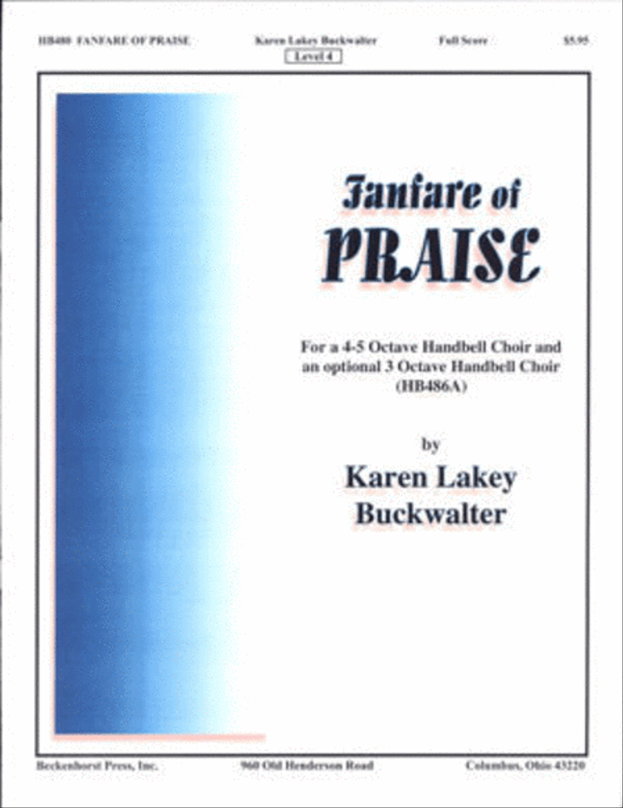 Fanfare of Praise - full score - 4-5 octaves 5-Octaves scores gallery preview page 1